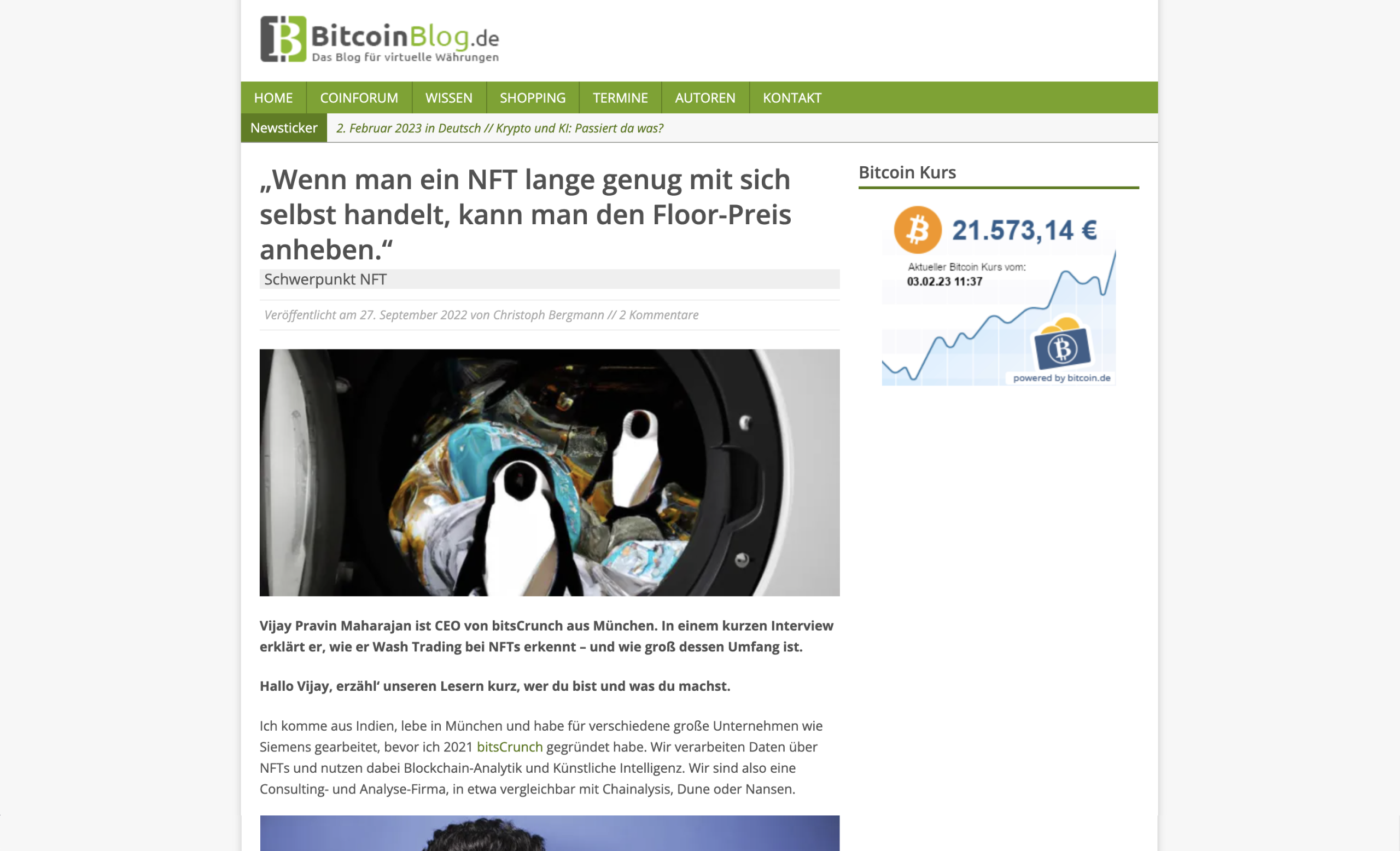 Image for BitcoinBlog.de publicity item