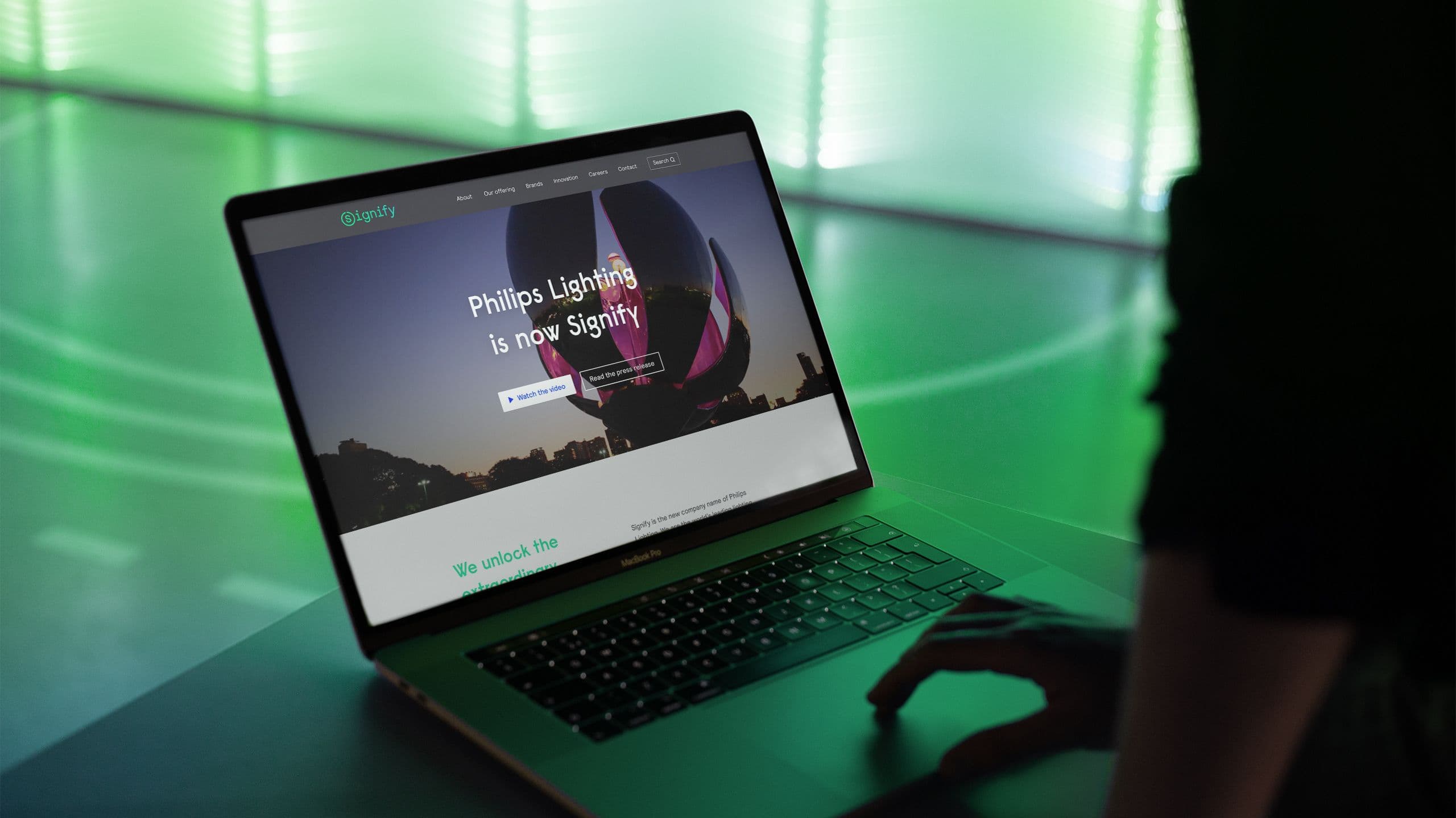 Signify Website Signify | CLEVERºFRANKE